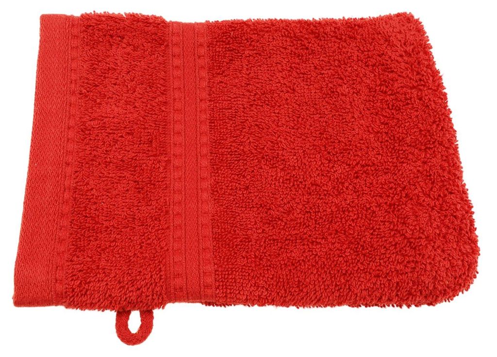 Julie Julsen BIO Waschhandschuh Bordeaux 15 x 21 cm Produktbild 