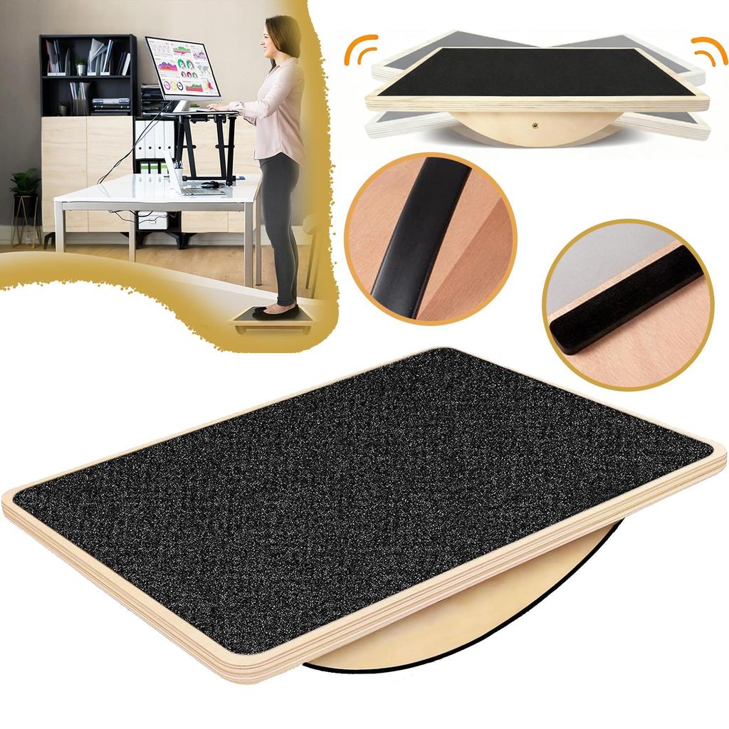 Wackelbrett, Balance Board aus Holz, Wackelbrett, für Übung Produktbild 