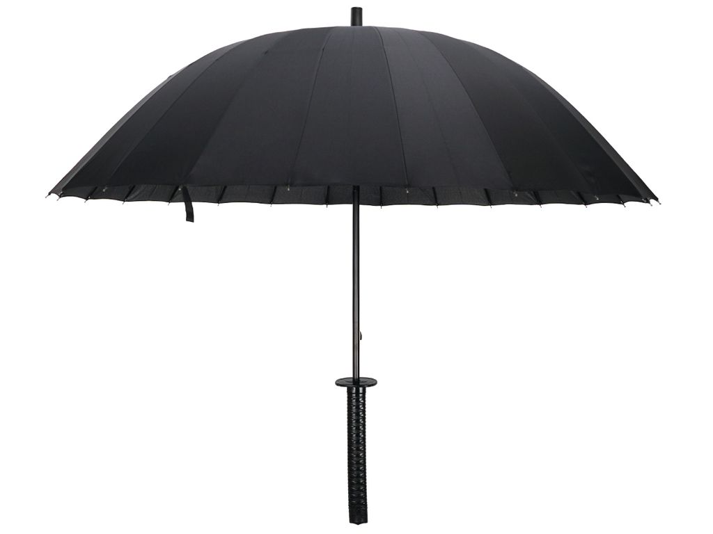 Regenschirm im Katana Design | Asiatischer Rundspeichen Produktbild 