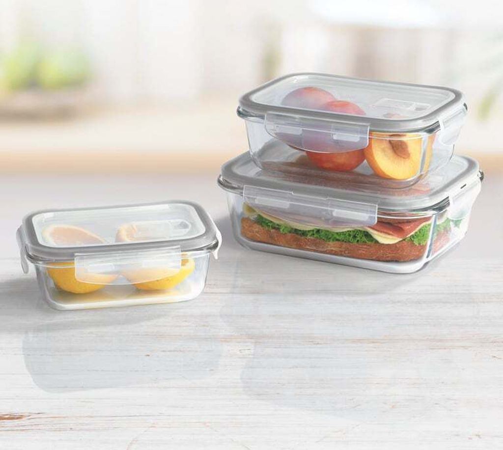 MAXXMEE Glas-Frischhaltedosen klick-it 6 TLG. Produktbild 3