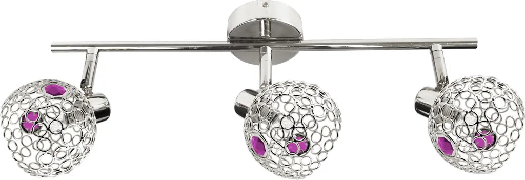 Plafonnier Candellux ARON 3xG9 93-12234 luminaire moderne en métal chromé
