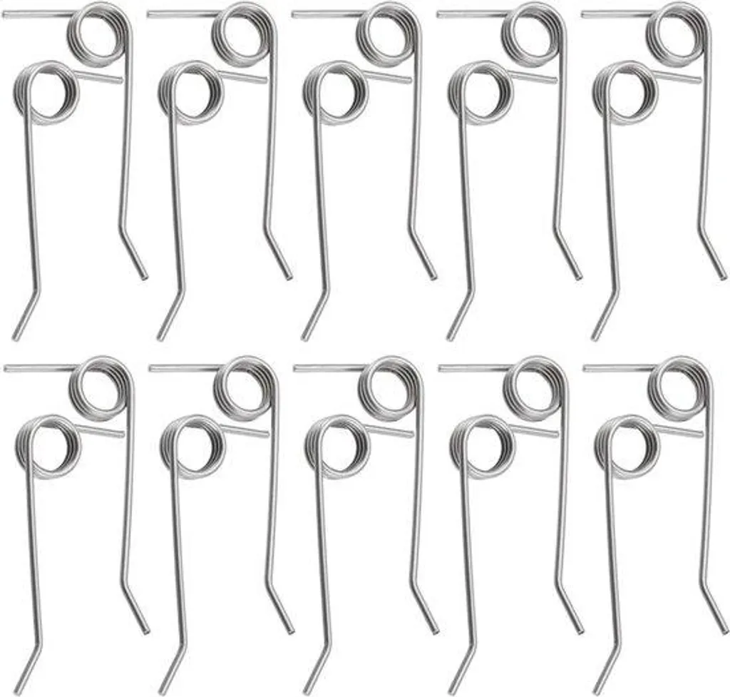 Ressorts en inox robustes pour tondeuses électriques, lot mixte de 10 unités