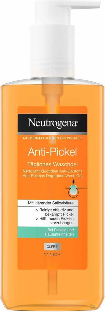 Neutrogena Anti-Pickel tägliches Waschgel 200 ml Produktbild 