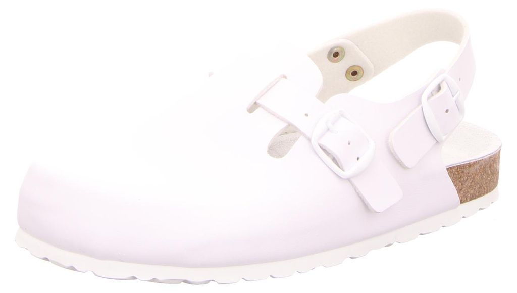 SCHUH OKAY Damen-Clog mit Tieffußbett Weiß, Farbe:weiß, EU Produktbild 