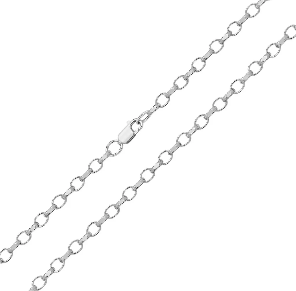 Chaîne Argent 925 Homme et Femme - Collier Entrelacé 66cm Idée Cadeau