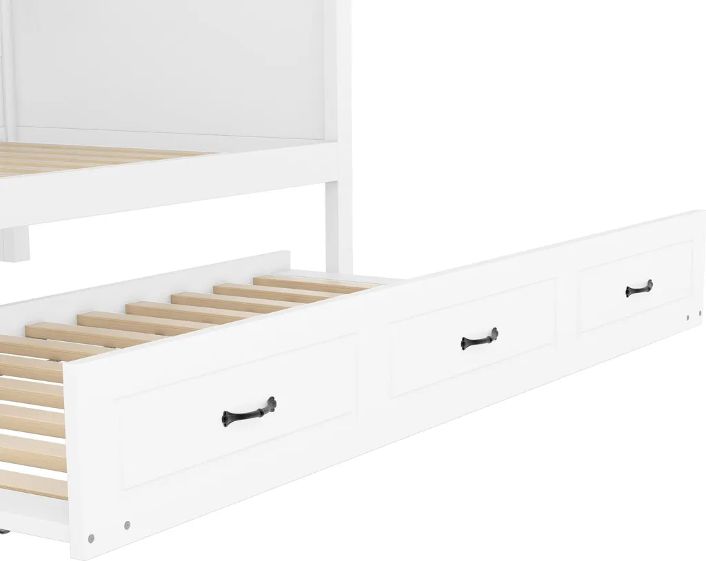 Lit Simple 90x200 cm Connecté avec LED et Prises USB Intégrées