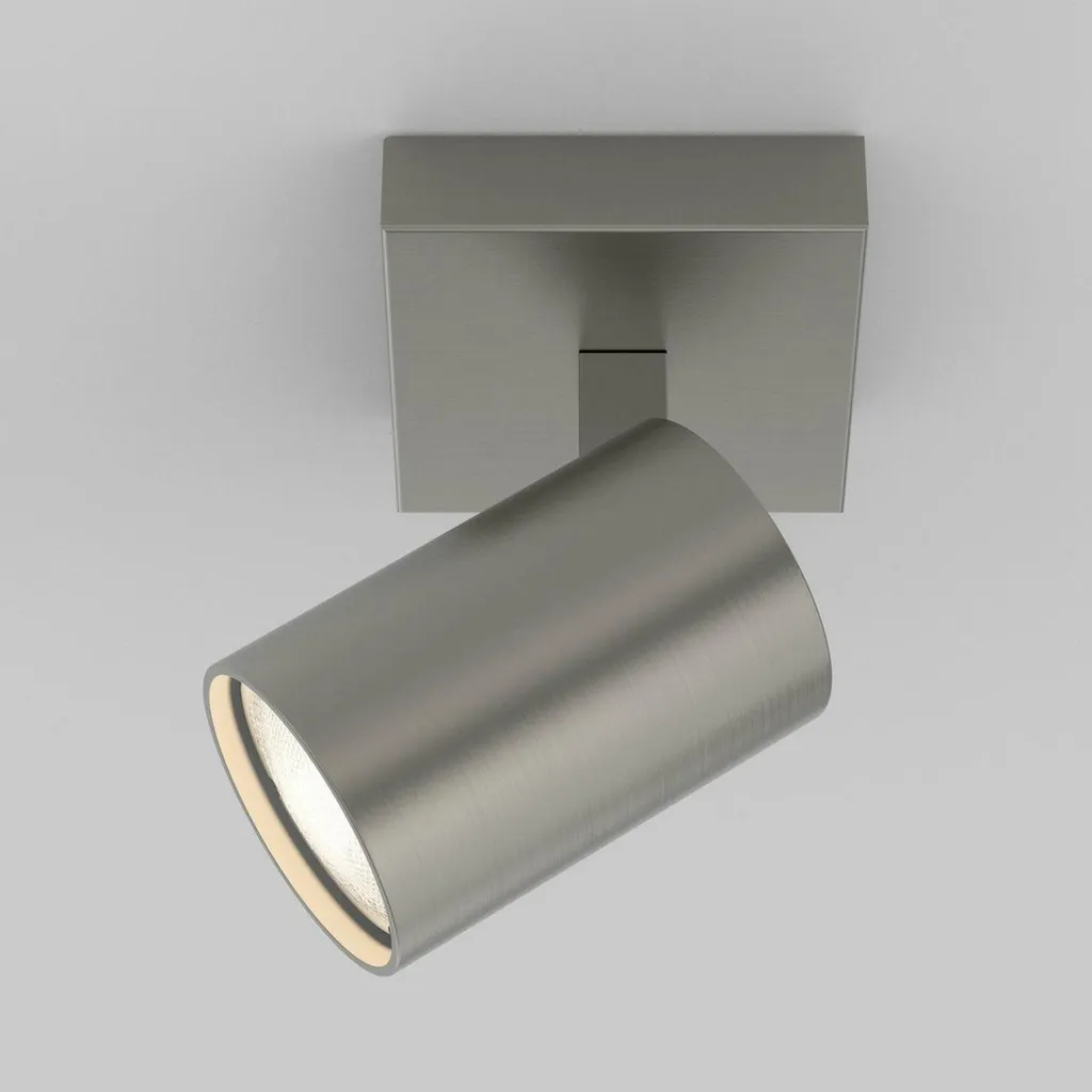 Astro Ascoli Luminaire Nickel Mat Orientable Spot GU10 Haute Qualité Pro