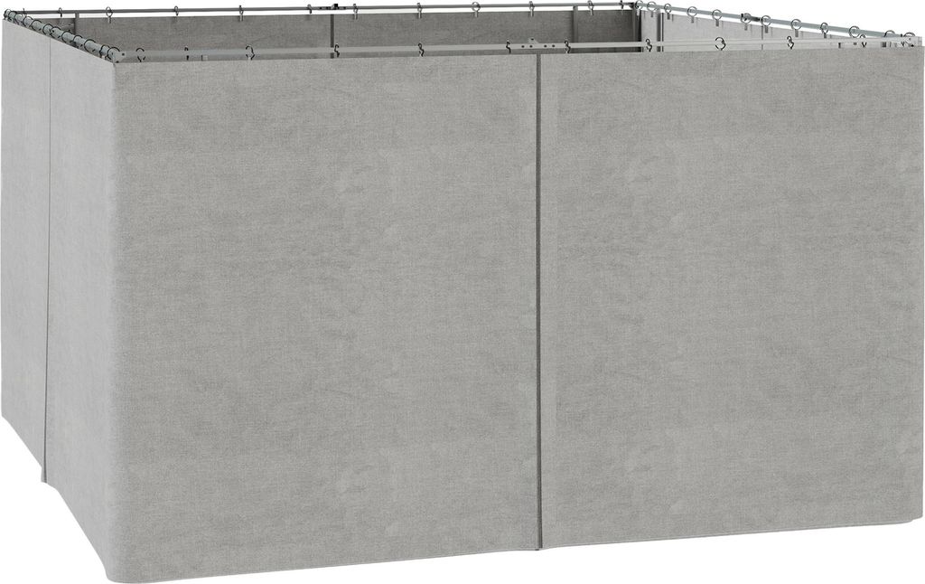 Outsunny 4 boczne panele do altanki 3x4 m z haczykami, Zdjęcie produktu 