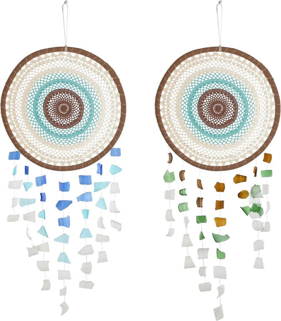 Décoration à suspendre Home ESPRIT Coloré Boho - Lot de 2 pièces