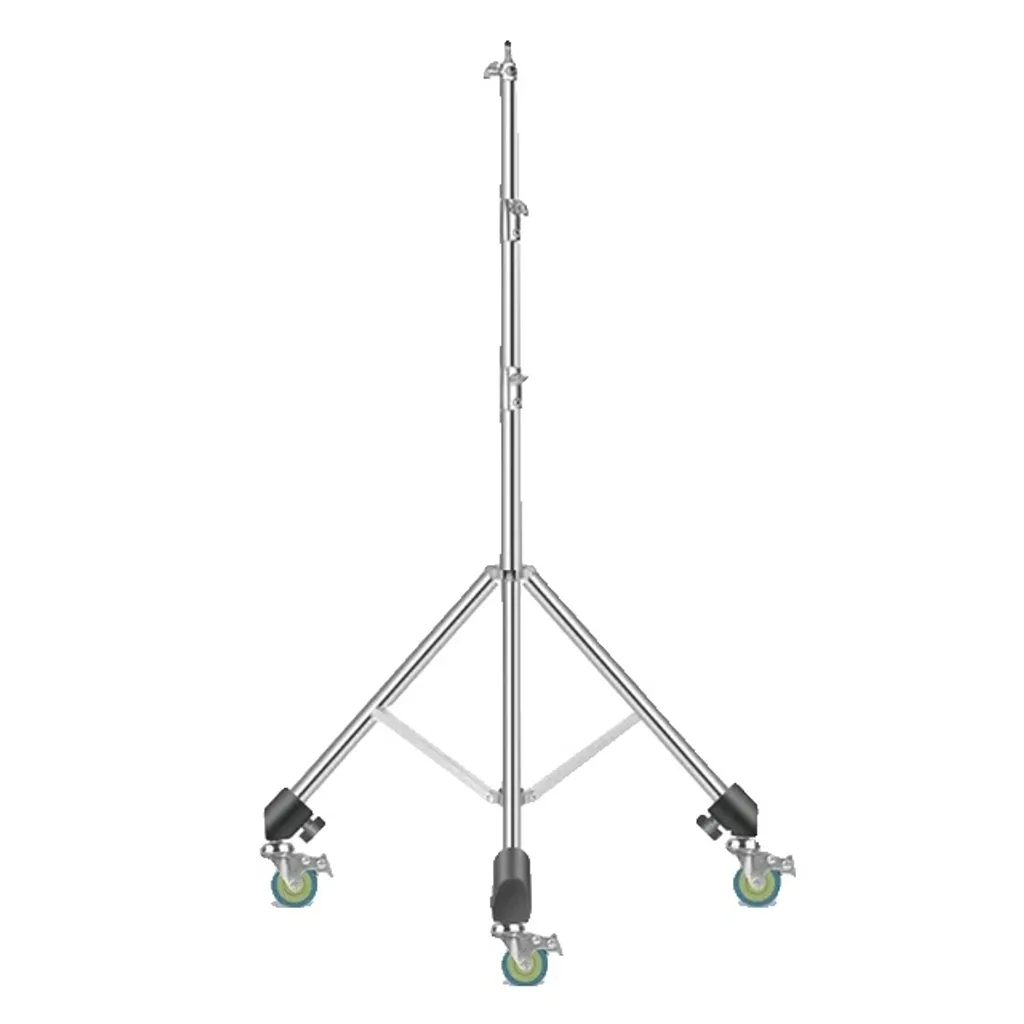 Support de lumière stable anti-basculement en acier inoxydable