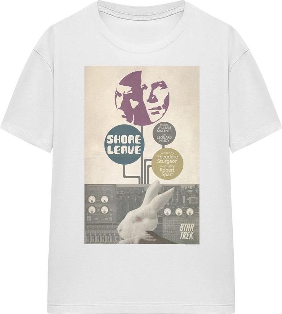 Star Trek - "The Original Series Episode 15" T-Shirt für Herren/Damen Uni TV16658 (XXL) (Weiß)
