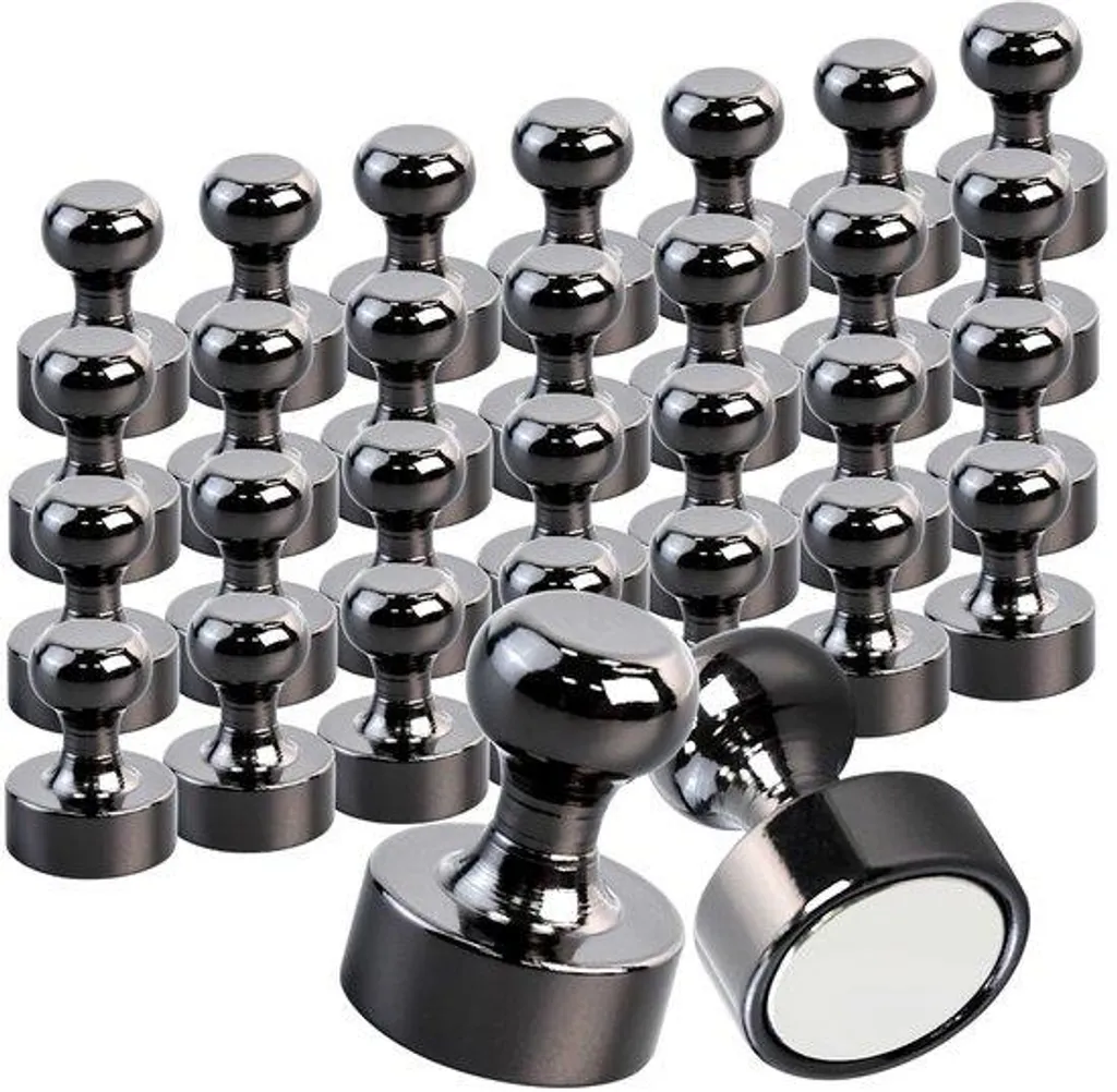 Aimants néodyme puissants 12 x 16 mm lot de 28 pour tableau et frigo