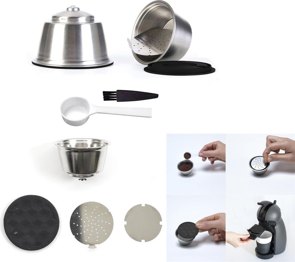 Metalowa kapsułka wielokrotnego użytku do kawy Dolce Gusto Zdjęcie produktu 