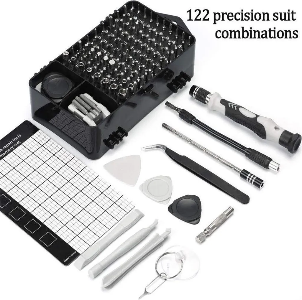 Set de tournevis de précision pour PS5, PC et iPhone - 122 accessoires