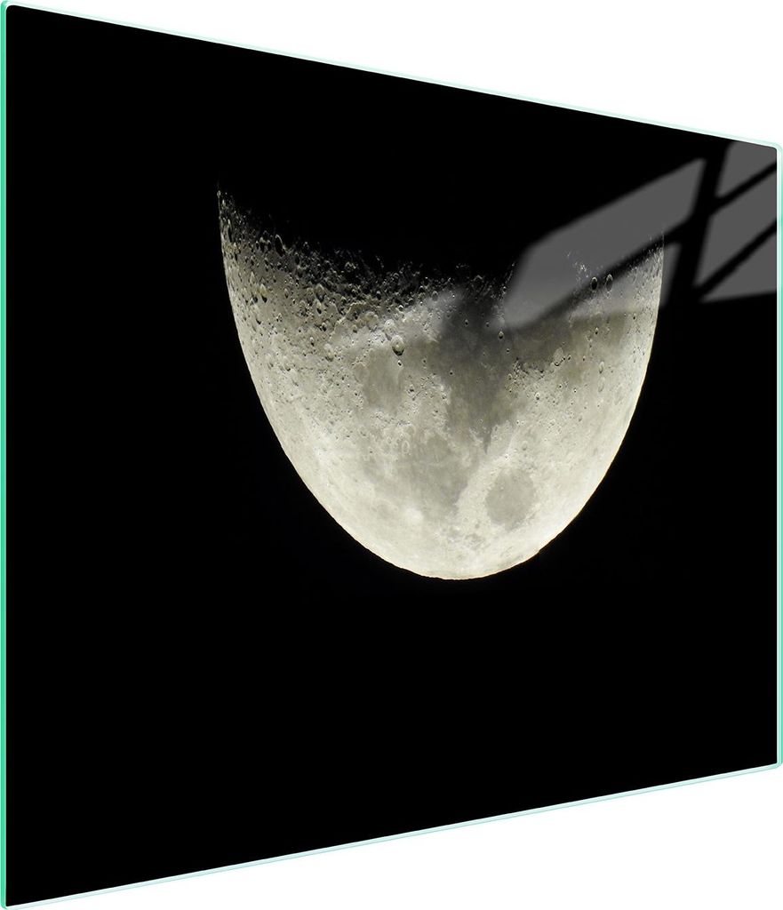 Glasschneidebrett 52x30 Mond