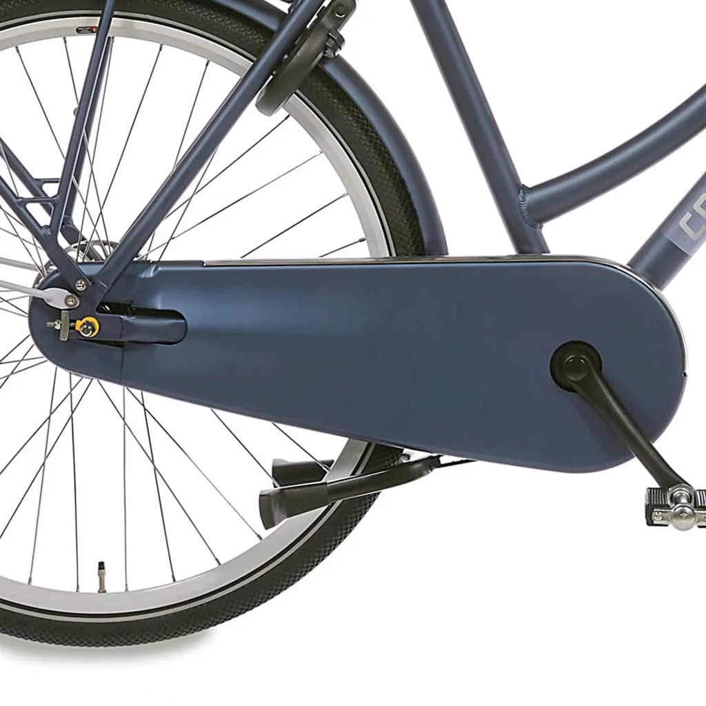 Protège-chaîne Cortina Nostalgie Bleu Polonais Mat pour vélo hollandais