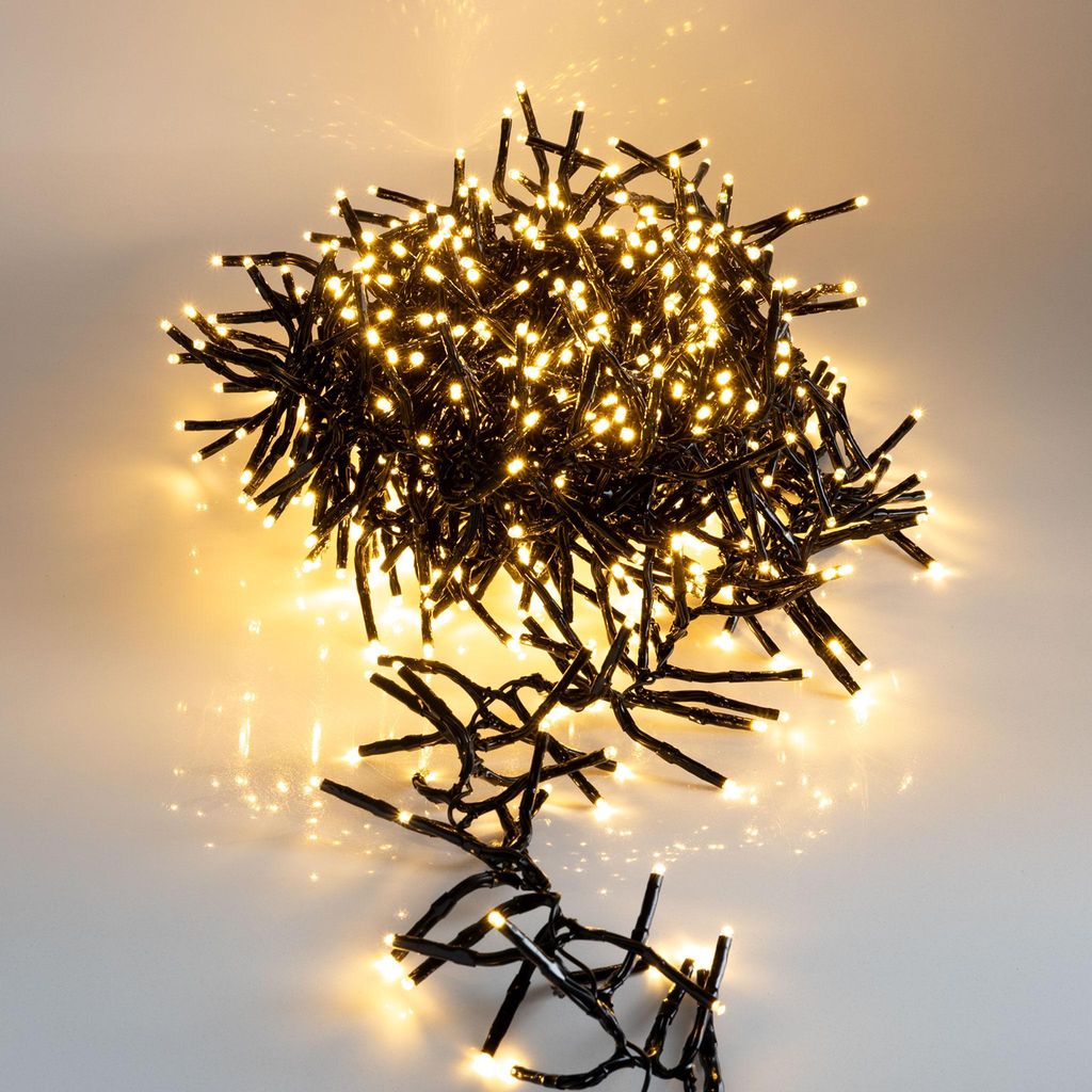 3.12 Büschel Lichterkette 768 LED mit Timer - warmweiß / Produktbild 