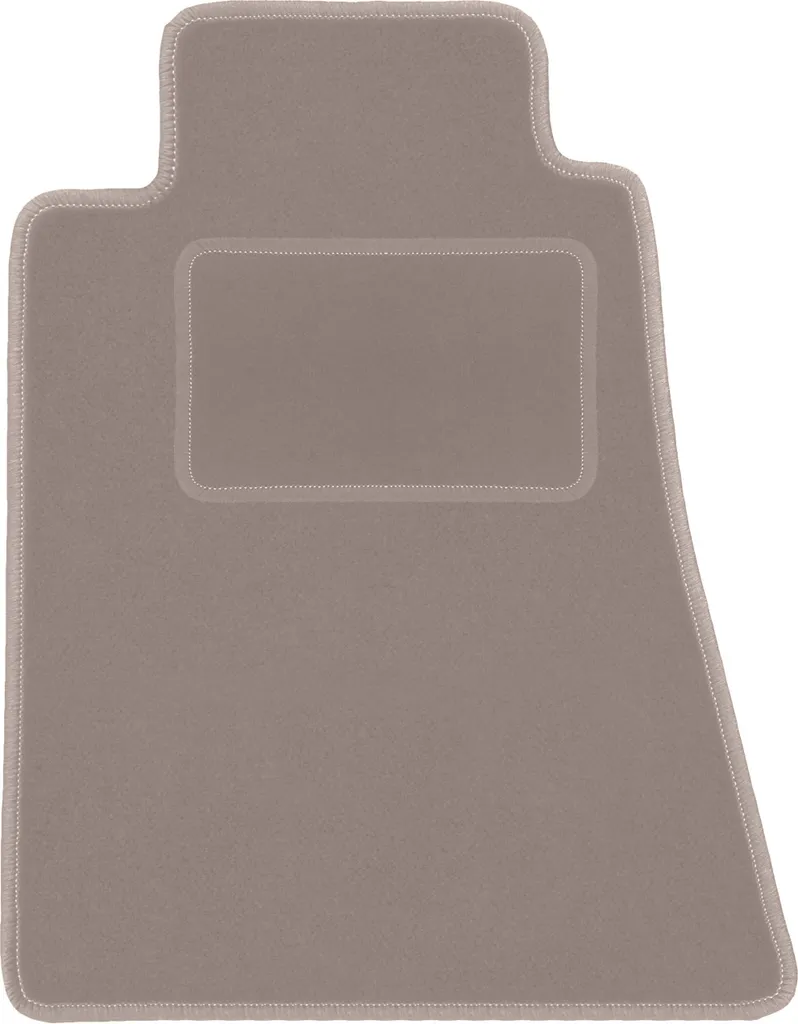 Tappetino Beige Mercedes SL R107 (71-89) Velluto Alta Qualità