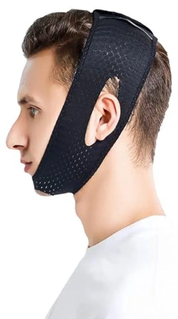 Masque anti-ronflement pour améliorer le sommeil - Fixation ajustable