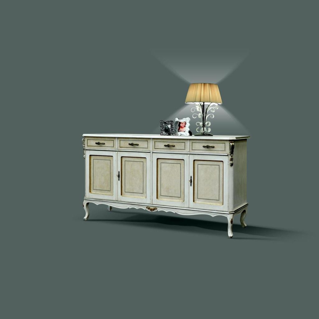 Möbel Klassischer Barock Rokoko Stil Kommoden Schrank Sideboard TV Anrichte Holz