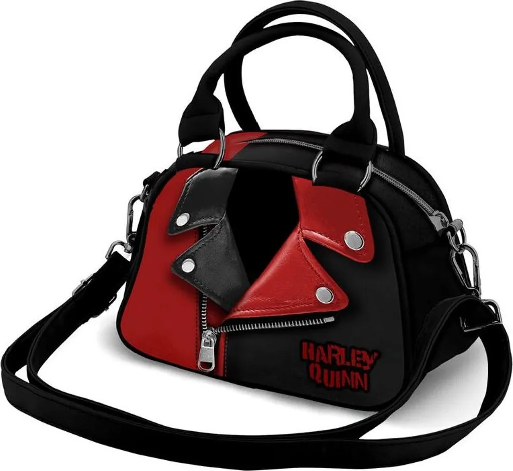 Petit Sac à Main Rouge Harley Quinn Jacke DC Comics en Taille Unique