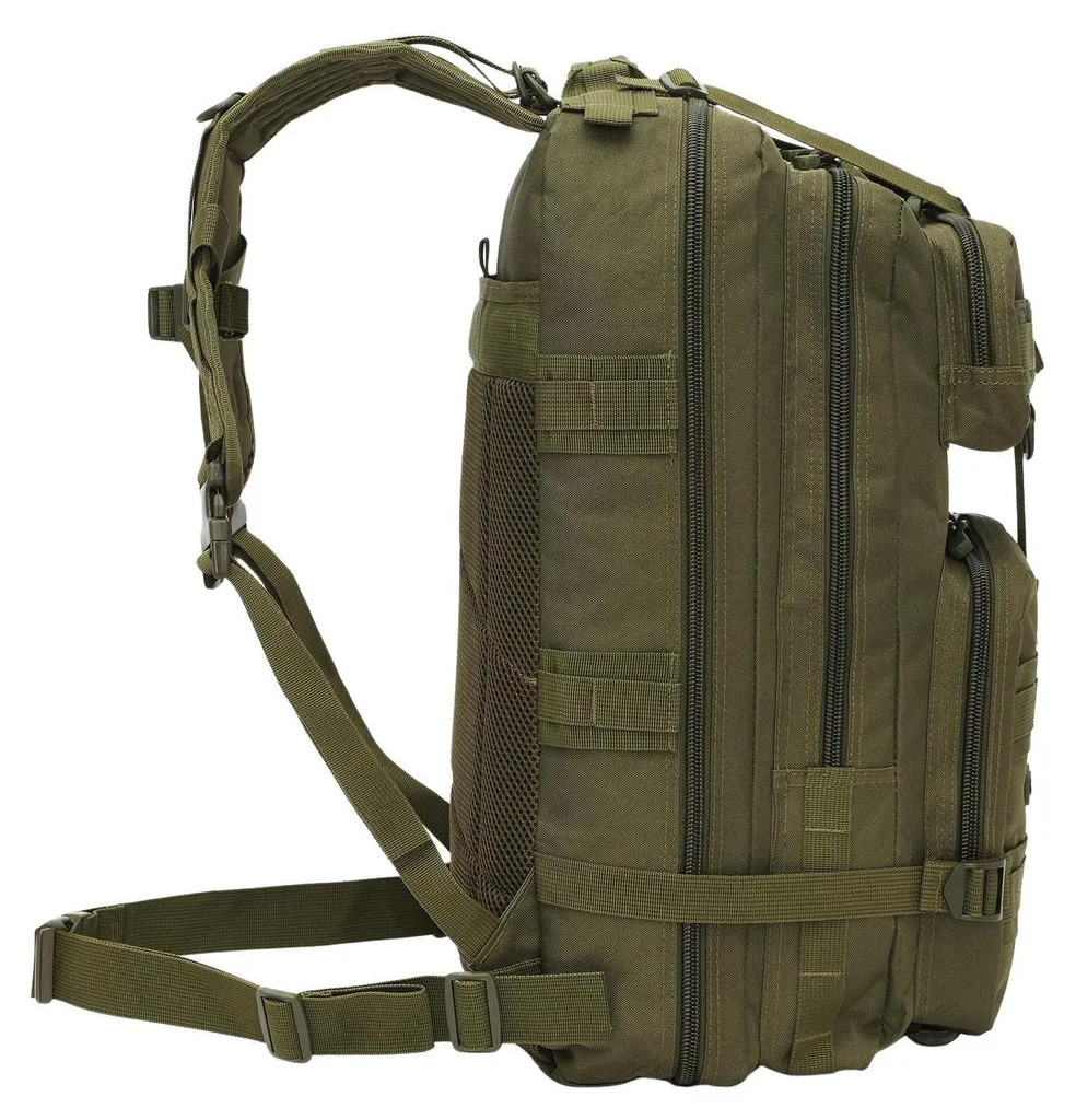Sac à dos tactique 45L Ranger Green - Compartiment modulable robuste - 3