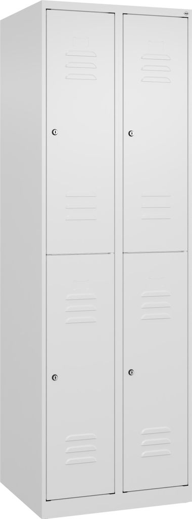 CP Spind Classic Plus anthrazitgrau 080300-20 S10047, 4 Schließfächer 60,0 x 50,0 x 185,0 cm