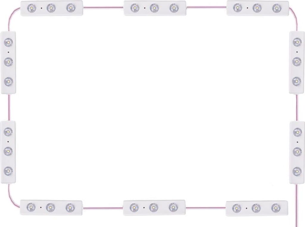 Verk 27515 LED pásek na zrcadlo USB, stmívatelný, 10 Obrázek produktu 