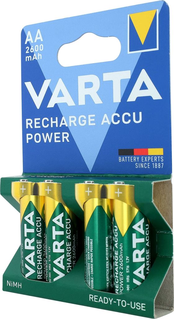 Varta Akku RECHARGE Power AA HR6 2600mAh 4St. Obrázok produktu 35
