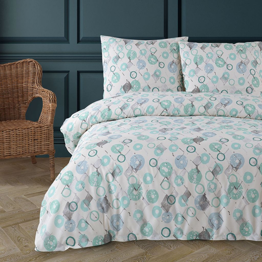 Buymax Bettwäsche Bettbezug 200x200 cm, Kopfkissenbezug 80x80 cm 3 teilig Deckenbezug Set aus 80% Baumwolle, 20% Polyester mit Reissverschluss