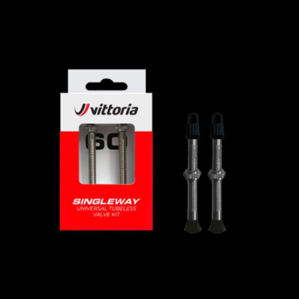 Vittoria SINGLEWAY TUBELESS VENTIL MESSING 60mm - zuverlässiges Tubeless-Setu...