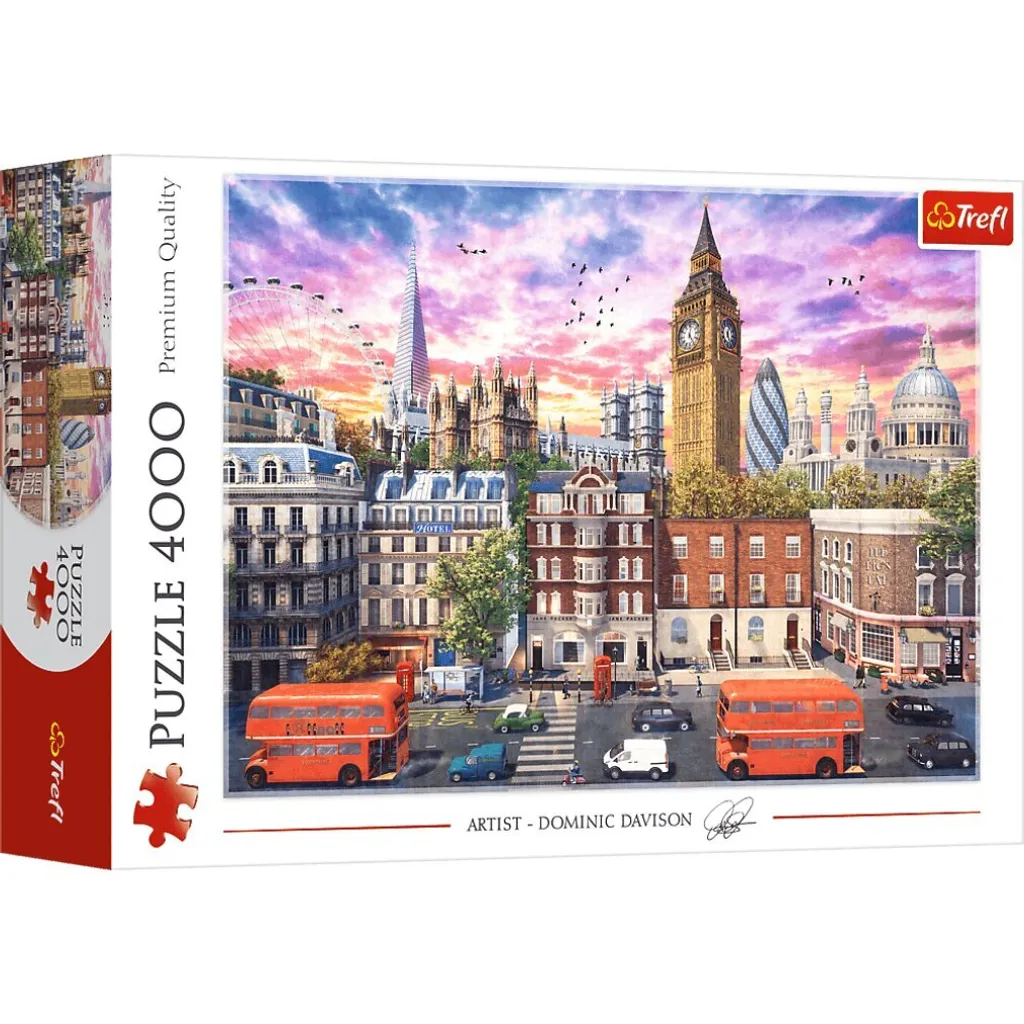 Puzzle 4000 pièces TREFL Promenade dans Londres pour adulte passionné
