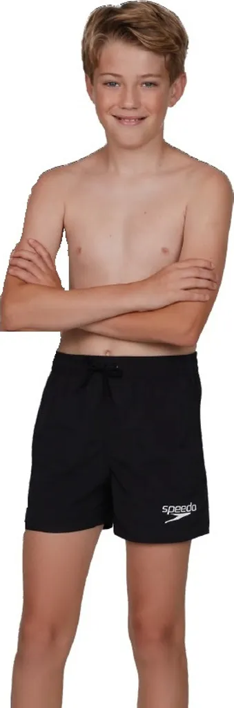 Maillot de bain Essential garçon nylon noir taille L pour la natation
