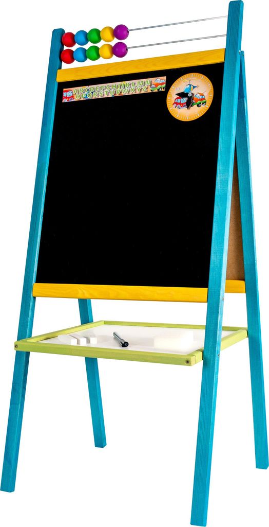 Aga4Kids Doppelseitige Kindertafel MMCBL Blau
