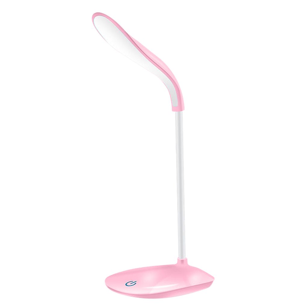 Flexible USB Tischleuchte Klemme Schreibtischlampe Leselampe für Kinder Rosa 