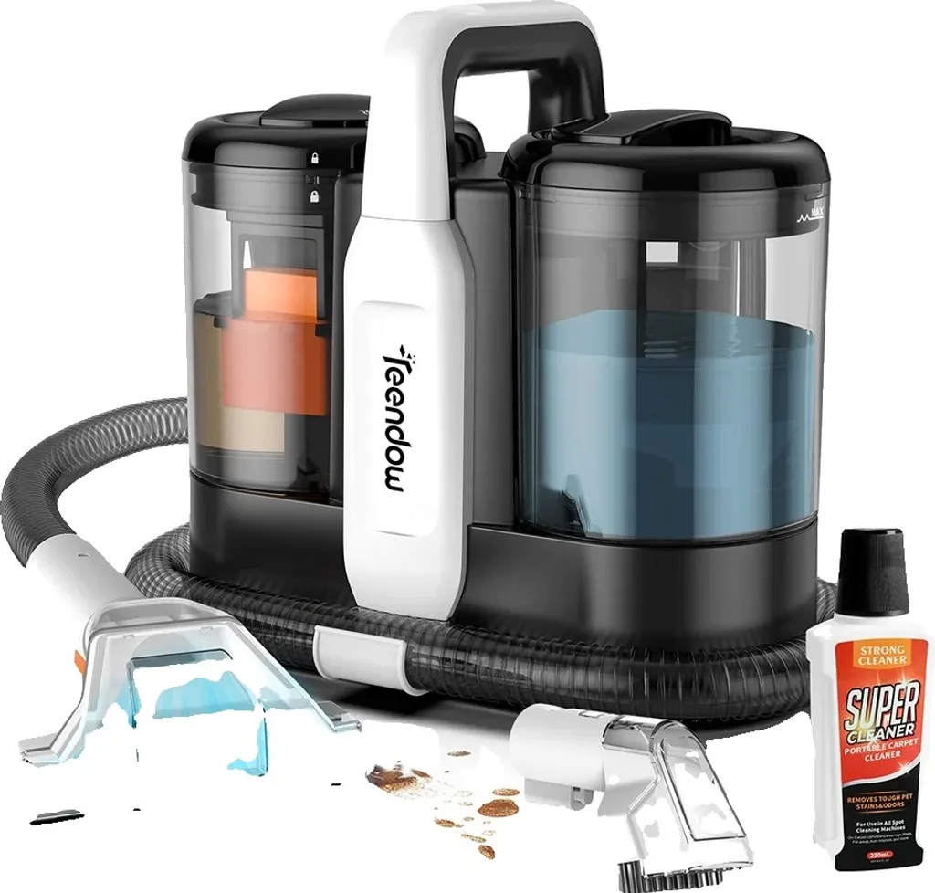 Éliminez les taches tenaces avec le nettoyeur aspirateur Teendow C5 11000Pa