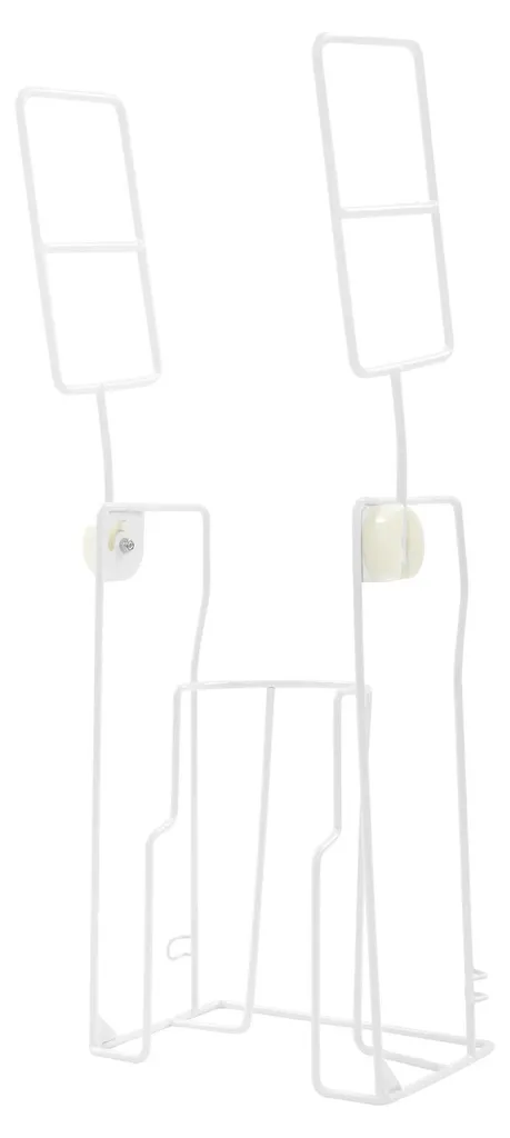 Enfile-chaussettes ergonomique pliable blanc pour aide à la mobilité