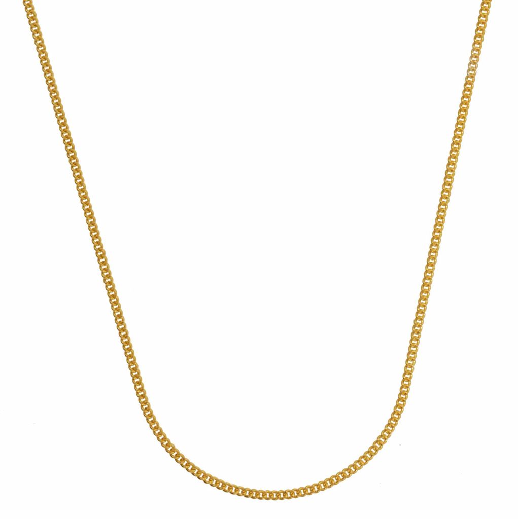 Goldkette Panzerkette Länge 42cm - Breite 0,8mm - 585-14 Produktbild 