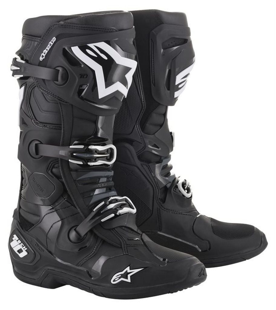 buty TECH 10, ALPINESTARS (czarne, rozmiar 42) Zdjęcie produktu 