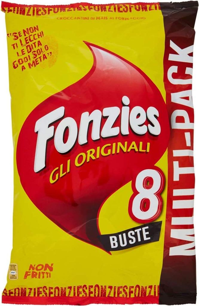 160x Fonzies 23g Maissnack mit Käse 184g in 20 für 8 Portionstüten á 23g