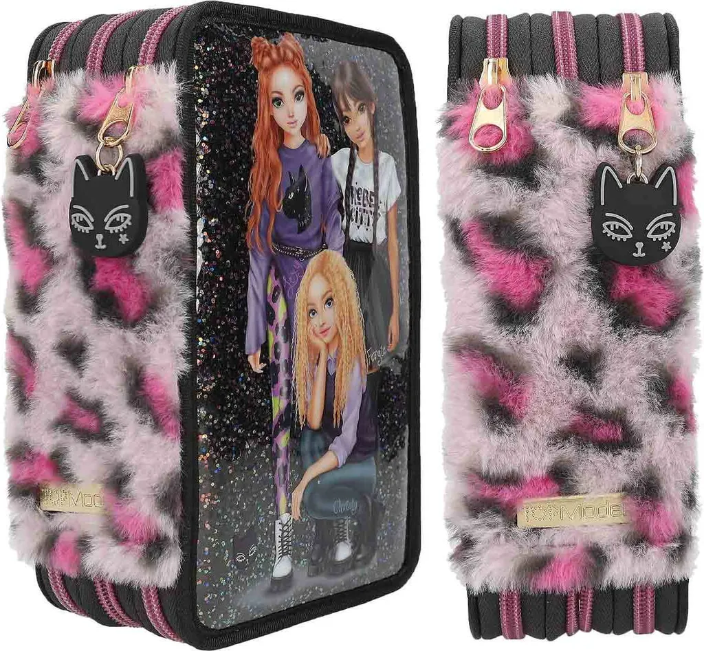 Trousse TOPModel Rebel Kitty Depesche à 3 Compartiments Garnie - 10