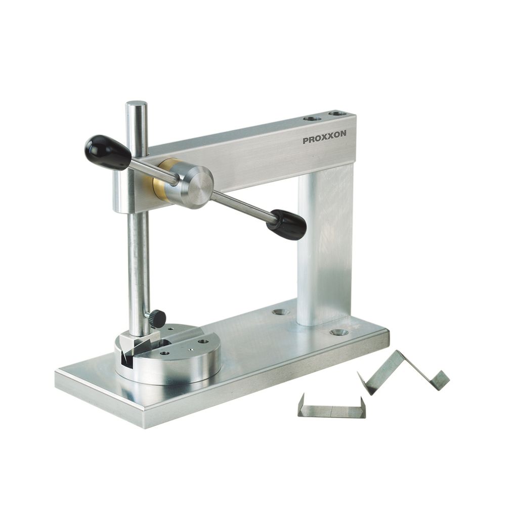 Proxxon Micro-Press MP 120 und 5 zylindrische Stempel, dazu Immagine del prodotto 