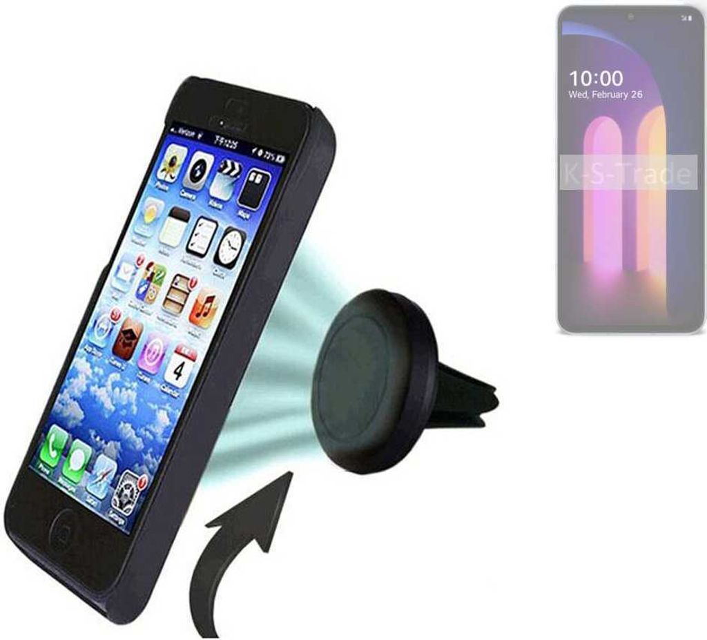 K-S-Trade Kompatibel mit LG Electronics V60 ThinQ 5G Auto Handy Halterung KFZ Halter Lüftungsgitterhalterung Air Vent mount Smartphone Halter