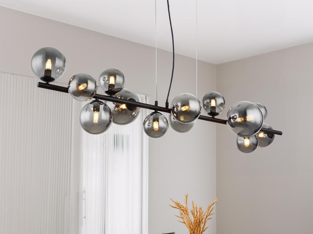 Globo Lighting Hängeleuchte Metall schwarz matt, 13x G9 LED Produktbild 