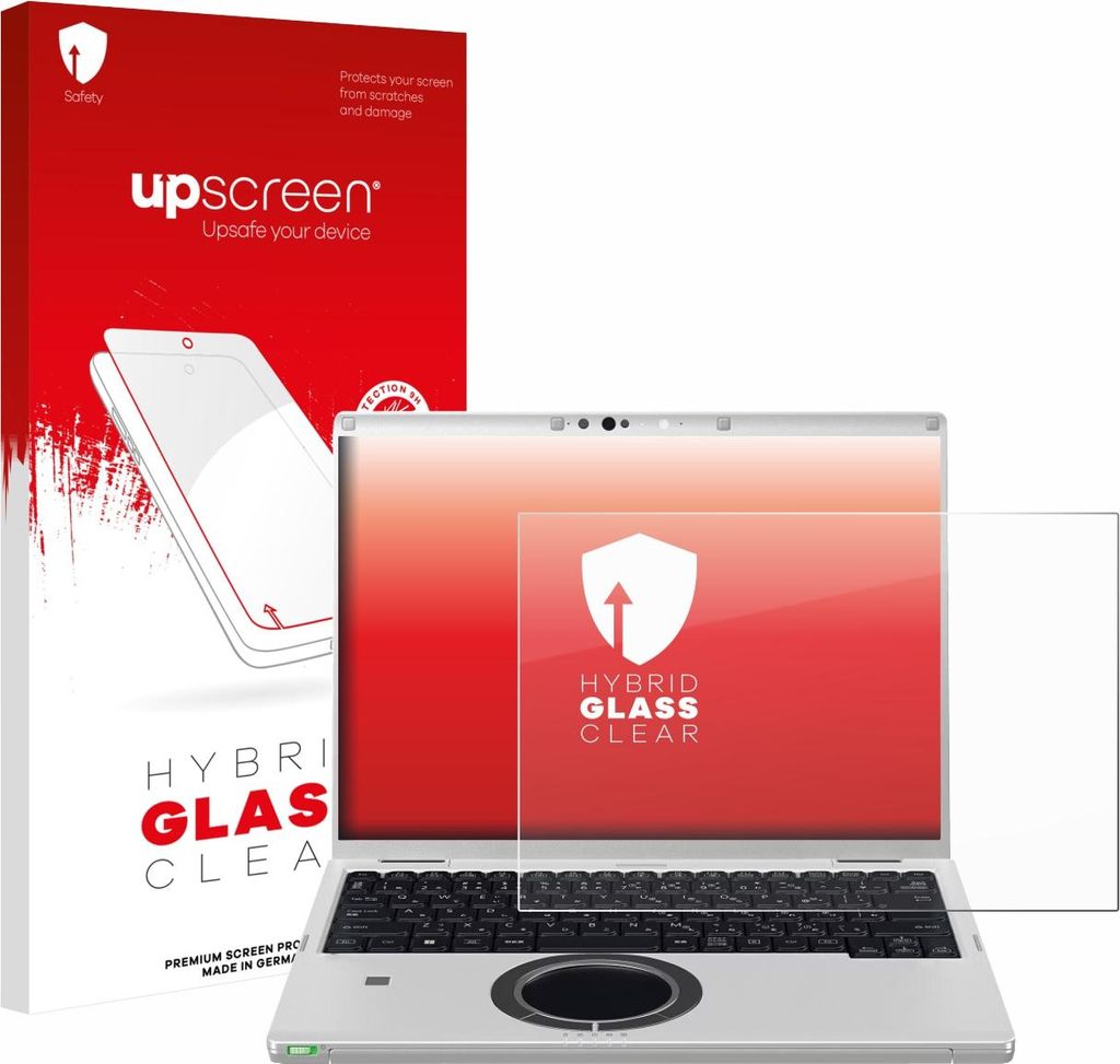 upscreen Schutzglas für Panasonic CF-FV3 Schutzfolie Panzer Folie Glas Display Schutz klar