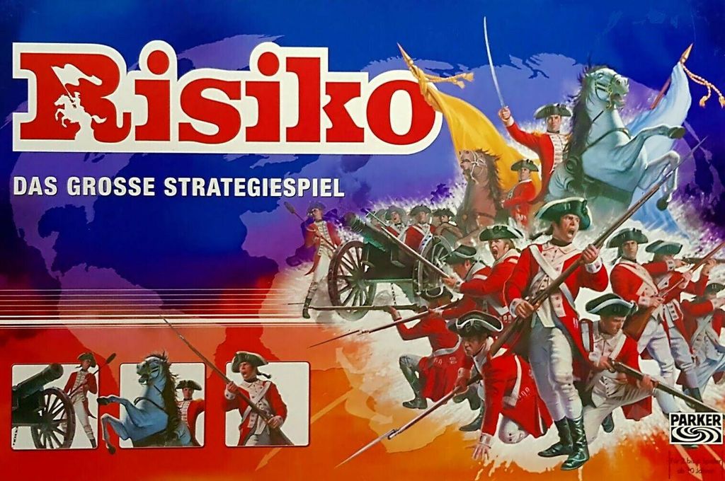 Parker, Risiko--Das große Strategiespiel--2-6 Spieler, Neu Produktbild 
