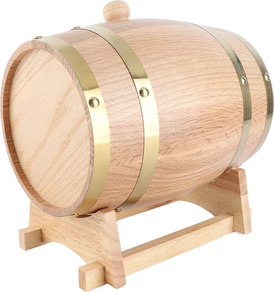 3L Vintage Holz Eiche Holz Weinfass Dispenser für Whiskey Bourbon Tequila
