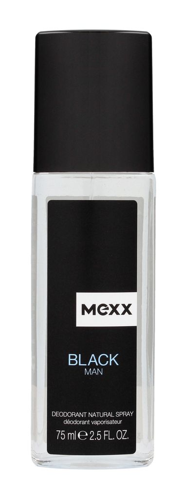 Mexx Black Man deodorant s rozprašovačom pre mužov 75 ml Obrázok produktu 