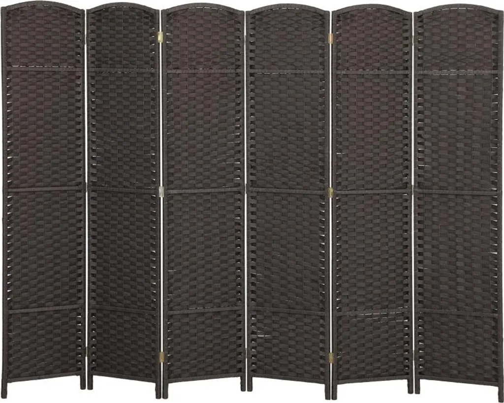 Séparateur de pièce pliable 6 volets pour créer un coin bureau ou chambre
