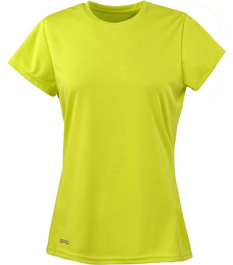 Spiro - T-Shirt für Damen, Schnell trocknend LT3076 (S) (Limone)